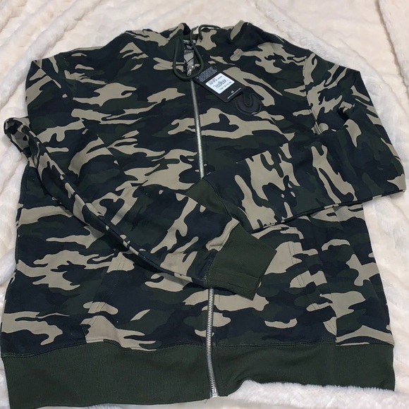 Brand New True Religion Zip Up Hoodie